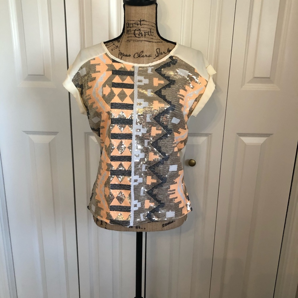 Tribal print blouse
